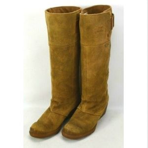 Sorel Toronto Wedge Suede Boots Womens Size 6.5 M